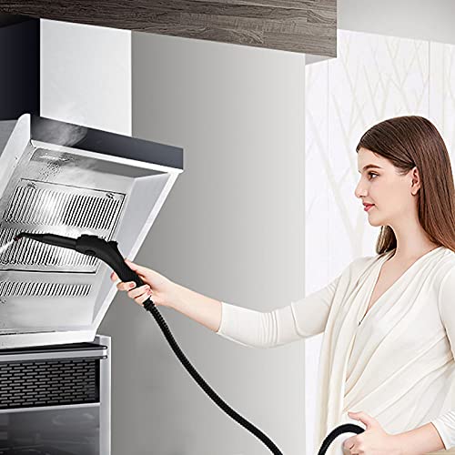 Arlime Steam Cleaner, Multi-Purpose Household Rolling Steamer Cleaning Mop W/ 19 Accessories, 1.5L Tank & 13Ft Power Cord Chemical-Free Pressurized Canister Steam Machine For Deep Cleaning Floors, Carpets, Windows, Kitchen, Bathroom (Red) #TOP7