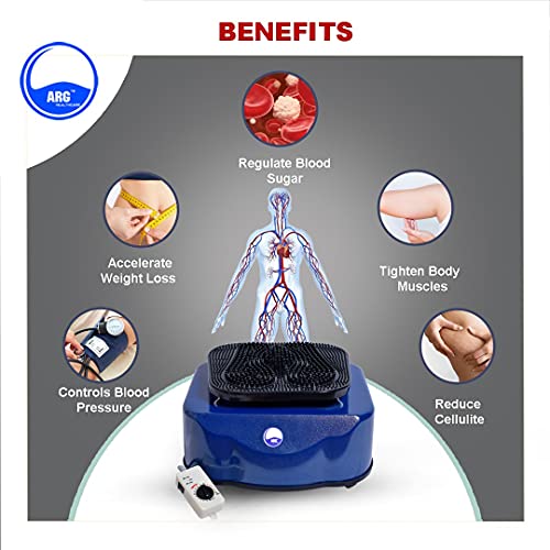 Image of ARG HEALTH CARE Full Body Oxygen & Blood Circulation Massager Machine For Muscle Relaxation, Toxin Elimination, Fitness Vibrator 5 In 1 BCM Acupressure Therapy (Bcm Blue)