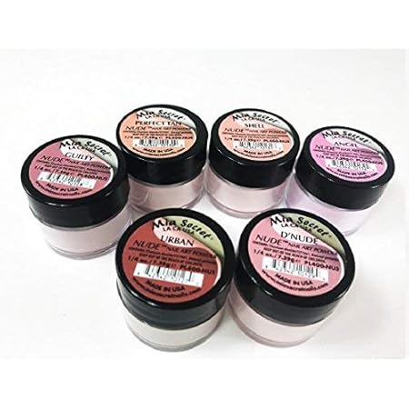 Amazon.com: 6pcs Mia Secret Nude Collection Acrylic Nail Art Powder