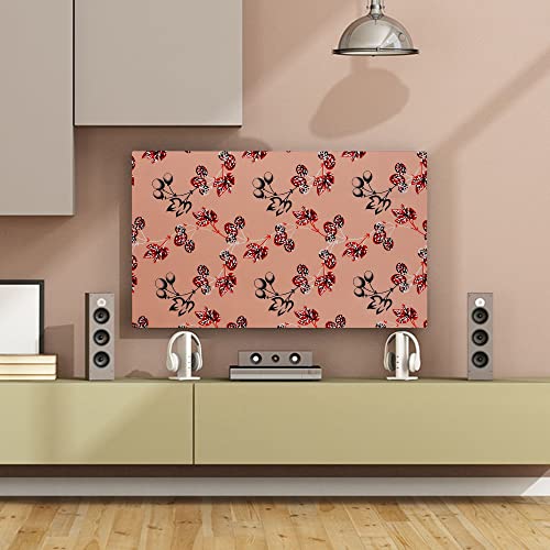 Image of Glassiano Marigold Dustproof Printed 32 inch LED TV Cover Screen Protector Compatible for All Models, Print 42