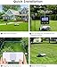 Robot Lawn Mower NO Wire - 0.9 Acre, Full Band RTK+4-Eye Vision Robotic Lawnmower, Automatic Mapping, 30 Multi-Zone Management, Accurate Obstacle Avoidance, Intelligent Anti-Theft, APP Control