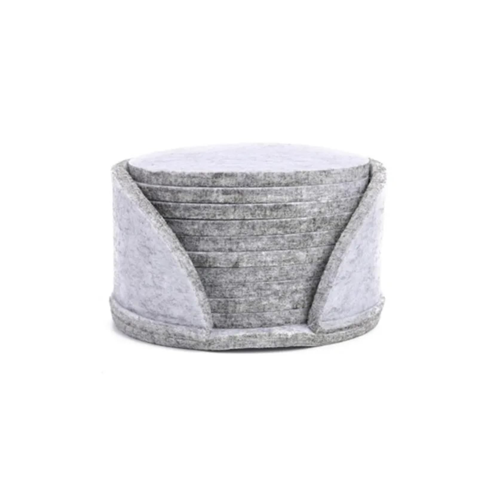 Décoration de Table, Sets de Table, Tapis de Cuisine Ronds (Lot de 10) en Silicone résistant à la Chaleur, pour Tasses, café, thé et Autres Boissons.