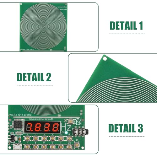 Schumann Frequenz Generator: 7.83Hz Schumann Wellengenerator mit Display, USB-Anschluss Frequenzgenerator Naturresonanz Stressabbau für Raumharmonie, 0.1~100000 Hz Einstellbarer