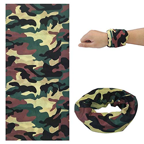 FAVOMOTO 5 Pcs Bandana Sem Costura Bandana Elástico Headwrap Lenço Tubo Balaclava Polaina Pescoço Po