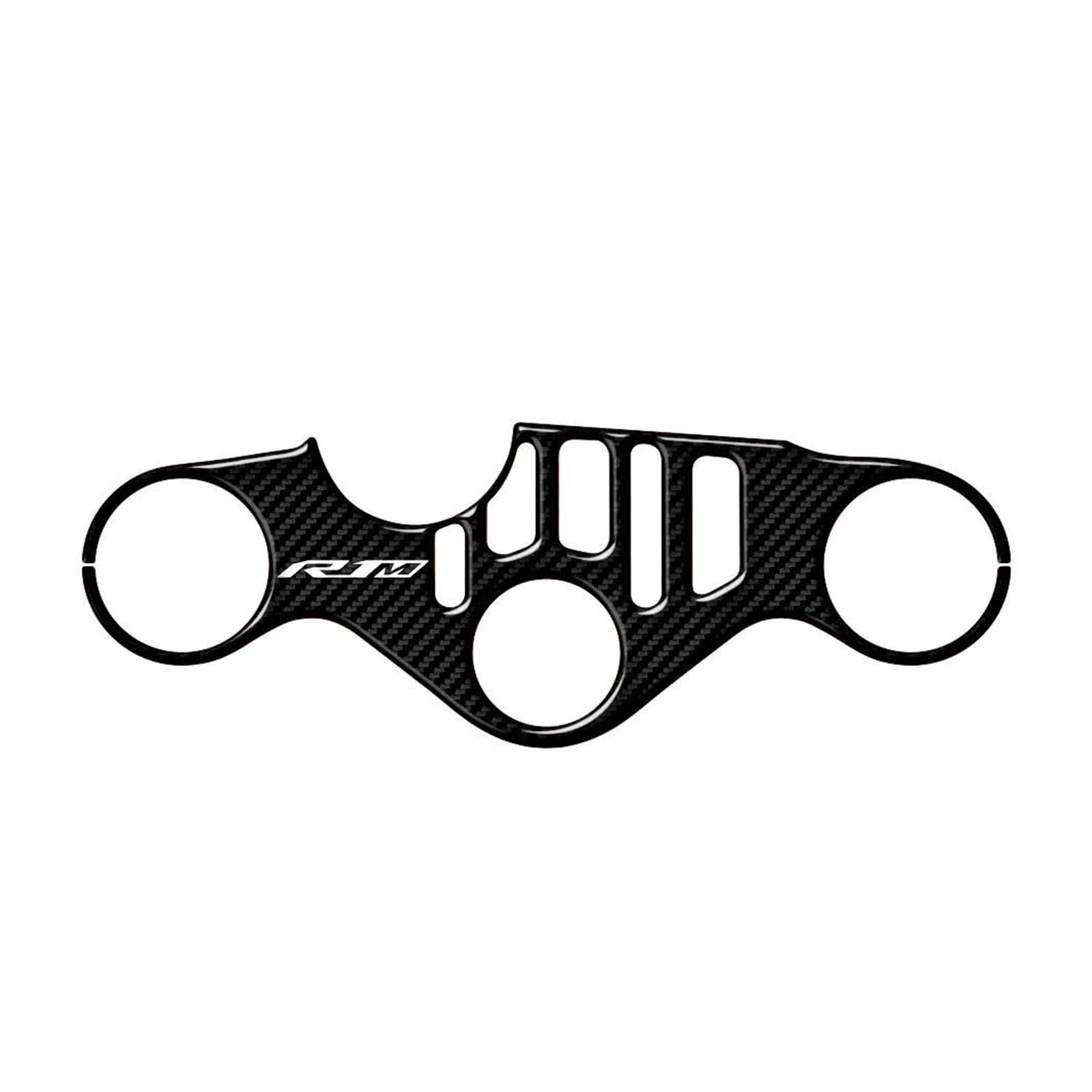Motorcycle Yoke Defender Sticker for Yamaha YZF R1 R1M(Black)