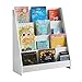 Produktbild SoBuy KMB32-W Kinder Bücherregal Kinderregal Zeitungsständer mit 4 Ablagefächern Aufbewahrungsregal für Kinder Büchergestell Hängefächerregal Weiß BHT ca.: 80x88x30cm