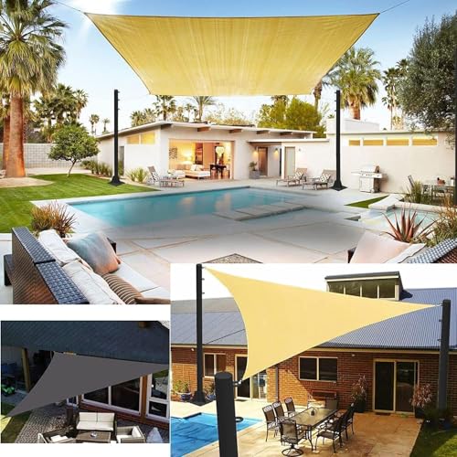 2025 Upgraded Sun Shade Sail Pole 9Ft Outdoor Sunshade Sail Post Support Awning Canopy Heavy Duty Metal Pole Kit for Outside Patio Garden Deck Playground Backyard - Thumbnail 6