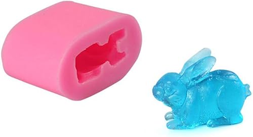 Miniatura 9 de DOITOOL Moldes de silicona para chocolate y conejo, 2 unidades, moldes de silicona para helado, moldes de fondant para hornear