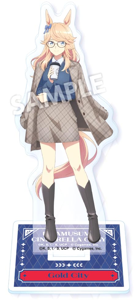 アニメ『ウマ.娘 シンデレラグレイ』エンタメくじ 第2弾 アクリルスタンド賞【ゴールドシチー】
