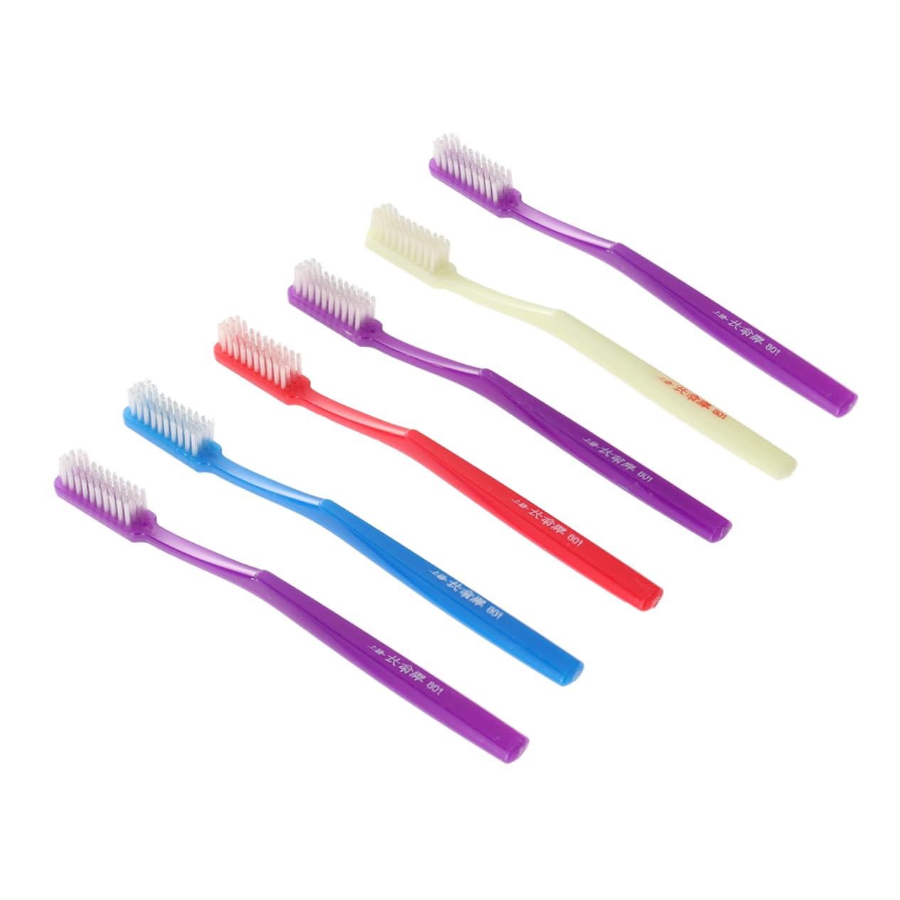 KOMBIUDA 24pezzi Spazzolini Manuali Per Adulti Con Setole Rigide Spazzolino Denti Per Igiene Orale Quotidiana Colori Random Design Antiscivolo Per Uso Viaggio e Casa