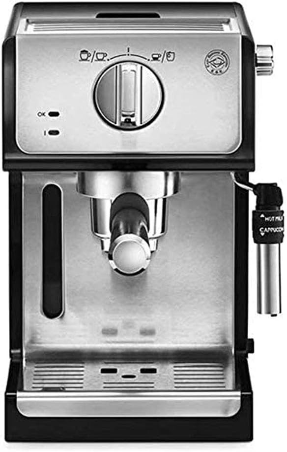 Cafetera Semi Automática de Bomba, 1100W, 1.1L, Blanca