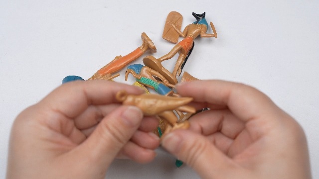 Oude Egypte Egyptische God Godin Beeldjes Set PVC Miniatuur Standbeelden Set voor Huisdecoratie