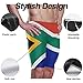 Dallonan Jmmers Swimsuit Men South African Flag Beach Swimming Trunks Medium