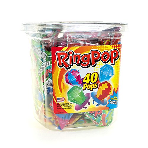 Candy Ring Pops: 40 Count