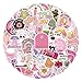 110 PCS Pink Funny Stickers for Adults, Meme Stickers for Women Teens, Waterproof Vinyl Sticker for Wate