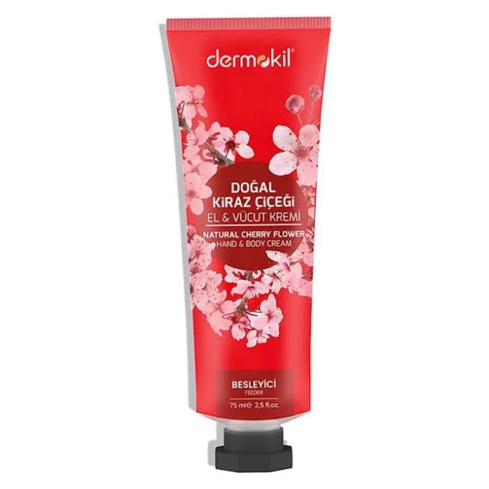 Dermokil Kiraz Çiçeği El ve Vücut Kremi 75 ml