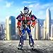 Disguise Men's Hasbro Transformers Age Of Extinction Movie Optimus Prime Theatrical with Vacuform Plus 3D Costume, Blue/Red, X-Large/42-46