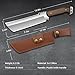zarfand Survival Machete with Sheath for Cutting Trees for Yard Work,Bushcrafting Machetes Sickle Heavy Duty Machete for clearing Brush Garden