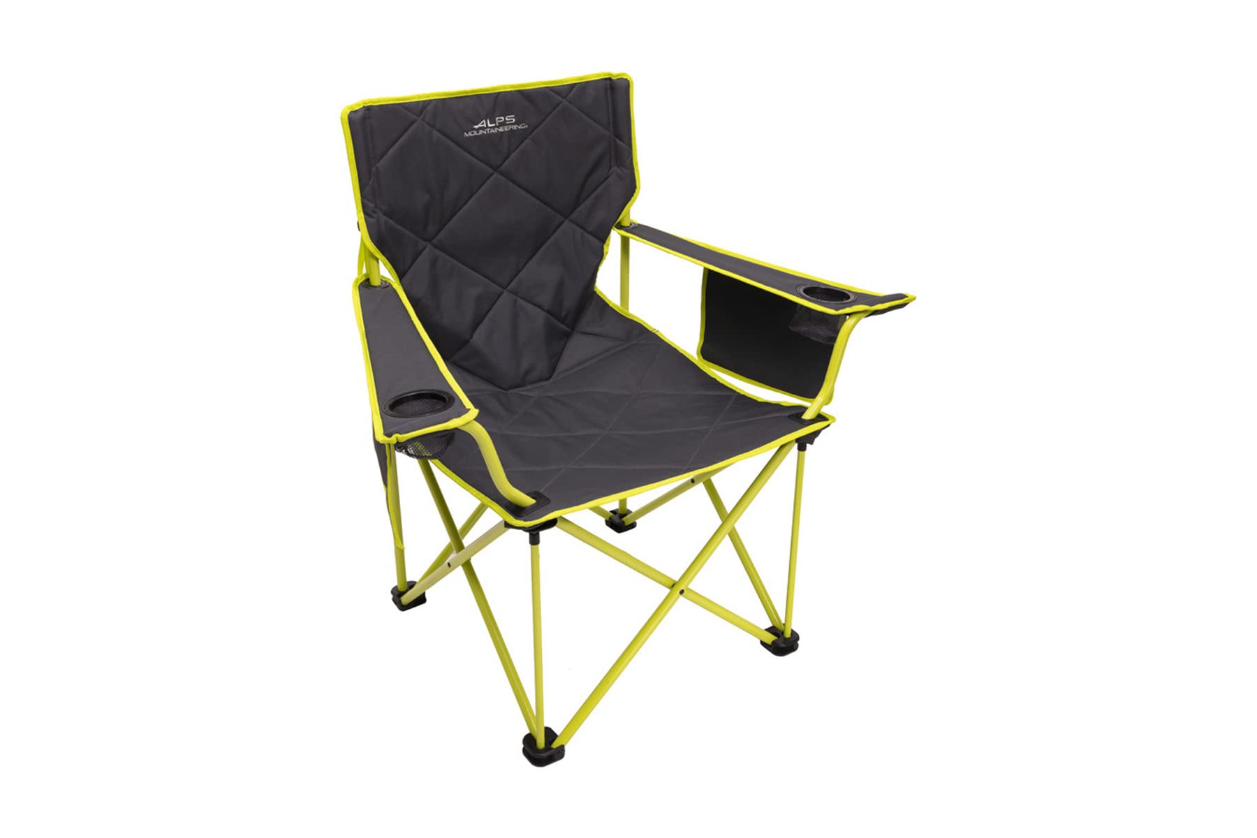 アルプスマウンテニアリング(Alps Mountaineering) King Kong チェア チャコール/シトラスグリーン 耐荷重:360kg