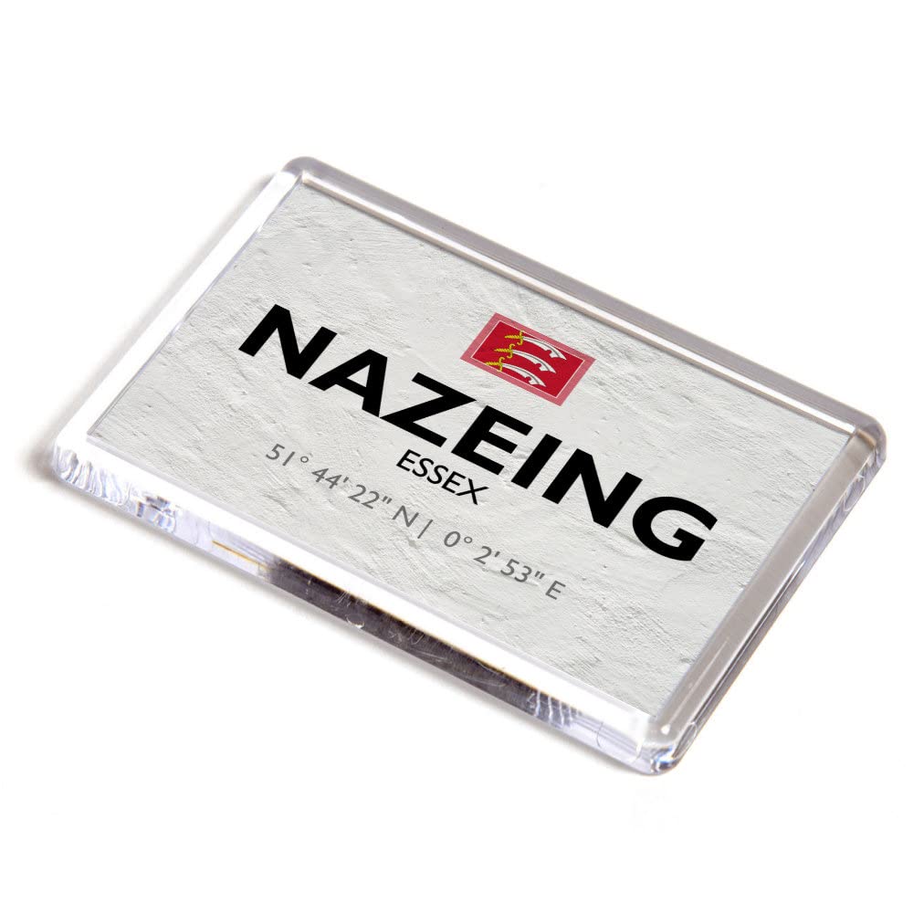 GenericFRIDGE MAGNET - Nazeing, Essex - Lat/Long TL4106