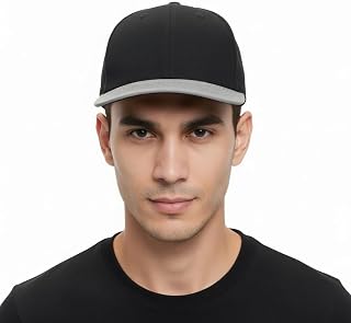 Tomorrow Fashion| Men Flat Brim Baseball Cap| Adjustable Snapback Hat Stylish Outdoor Sports Summer Sun Protection Design Price In India