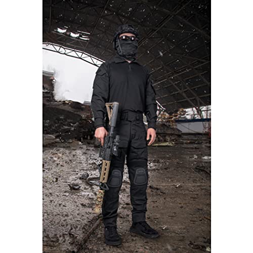 image for IDOGEAR Men's G3 Combat Pants with Knee Pads Multi Camouflage Trousers