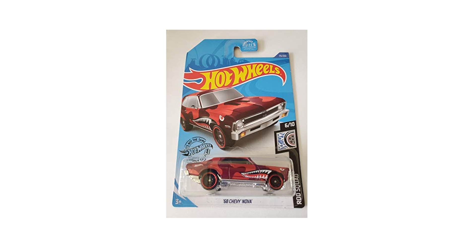 ホットウィール ★ 68 CHEVY NOVA ★ ZAMAC ★ ６台 Amazon.com: Hot Wheels Zamac '68 Chevy Nova 73/250, Rod