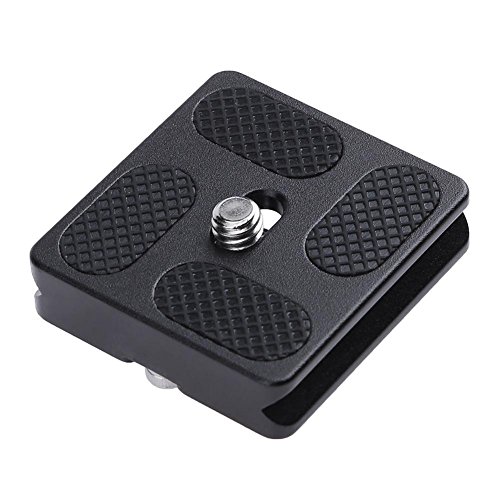 PU-40 Placa de liberación rápida J1 N1 Trípode Cabeza de bola Arca Swiss w/1/4" Tornillo