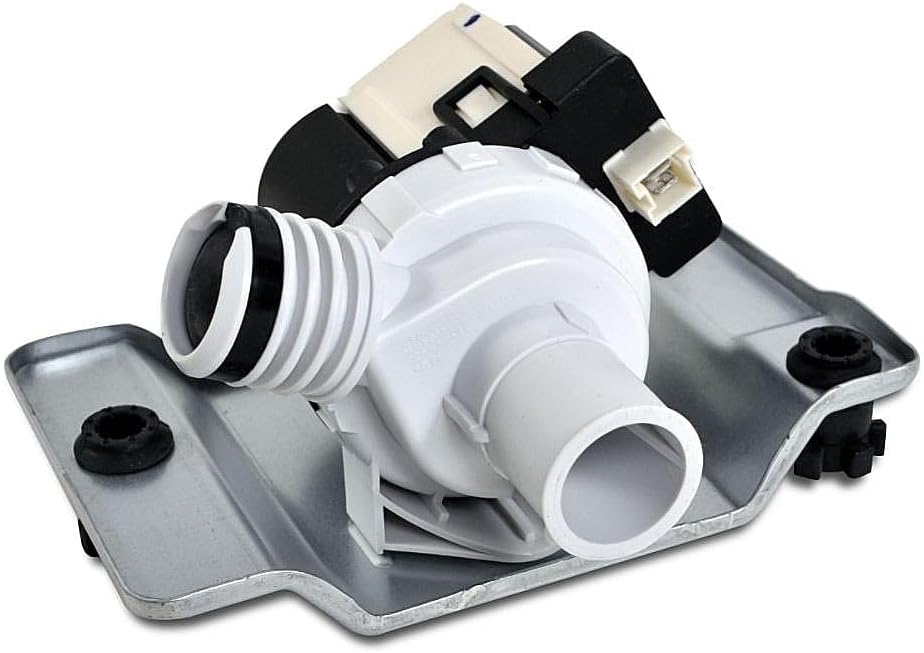 Whirlpool WP34001320 OEM Washer Drain Pump Assembly, Silver