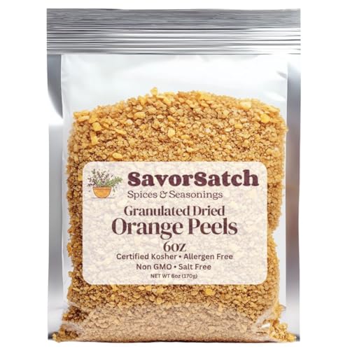 SavorSatch Dried Orange Peel Granules (6 oz)