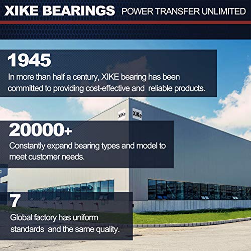 Xike 4 Pack Lawn Mower Wheel Bearing Replacement For Jd Am118315, Am35443, Stens 215-038, 215-061, Oregon 45-047, Mtd 741-0141 ＆ Ariens 0546200, Snapper 1-2390, 1-5474, 1-0953 Etc - Flanged Bearing #TOP7