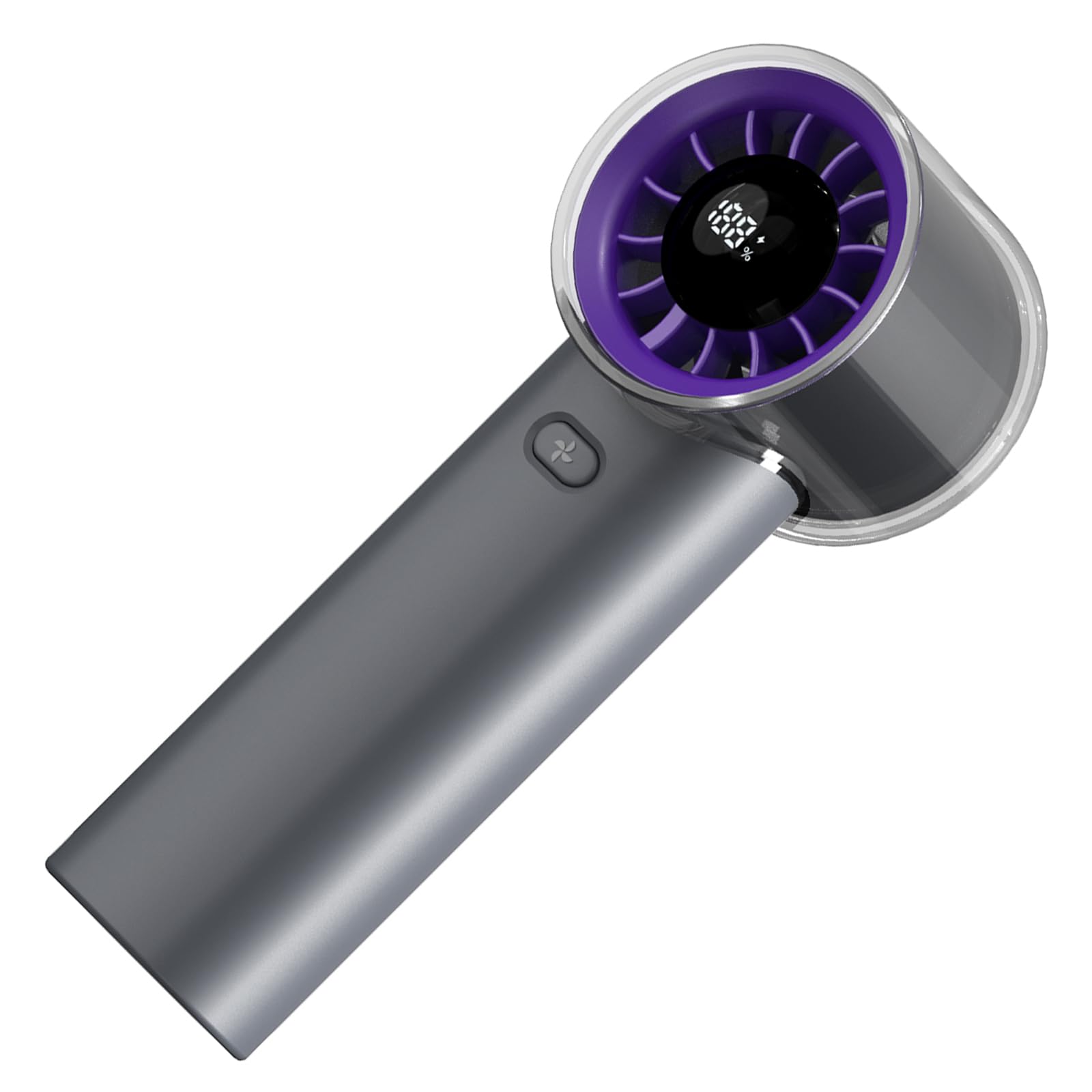 TAZIZI Ergonomic Handheld Fan Cooling Fan 3000mAh Battery Suitable for Outdoor Travel and Home Use with Adjustable Speeds Travel