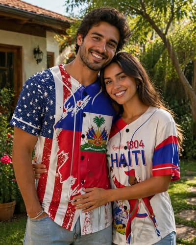 Camiseta de Béisbol Personalizada de Haití - Camiseta Deportiva para Fans con Nombre y Número para Hombre y Mujer miniatura 3