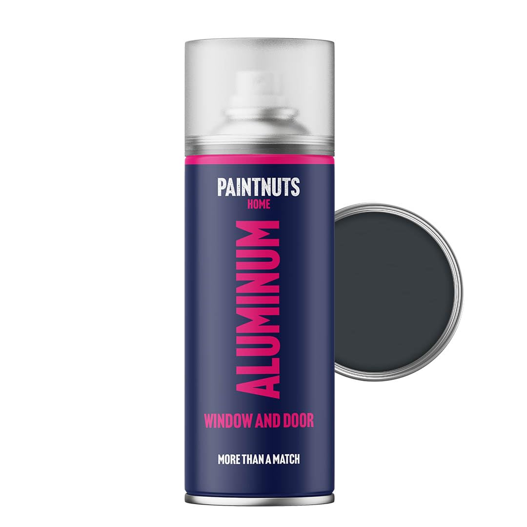 Paintnuts Anthracite Grey Aluminium Window & Door Paint - Ral-7016 - Satin 400Ml Spray Can