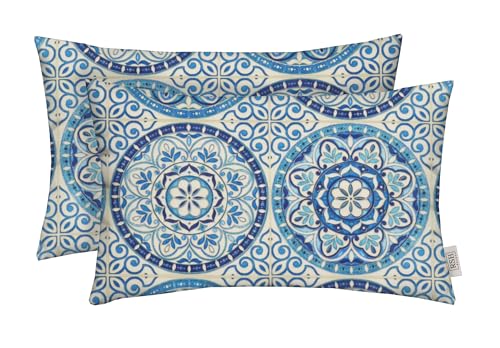 RSH DECOR: Lumbar Throw Pillows Set of 2 | 20” x 12