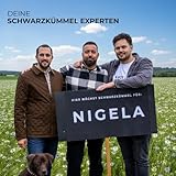 Nigela - Festes Shampoo mit Schwarzkümmelöl - 3er Set - Natürlich ohne Sulfate, Parabene und Silikone - Haarseife für kräftiges & gesundes Haar - Plastikfreies Anti Schuppen Shampoo