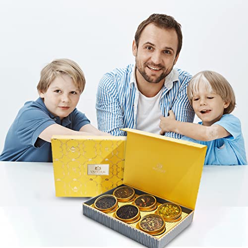 VAHDAM, Thee Cadeau Set - GLOW, 6 Theesoorten in een Monster Box | OPRAH'S FAVORIETE THEE 2019-100% Natuurlijke Ingrediënten - Verjaardagscadeau voor Vrouwen | Geschenk voor Mama of Oma | Theesets - Image 3