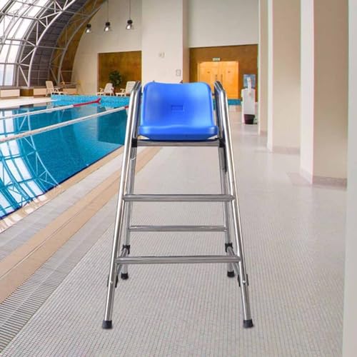 Silla de vigilante para piscina con estructura de acero inoxidable miniatura 1