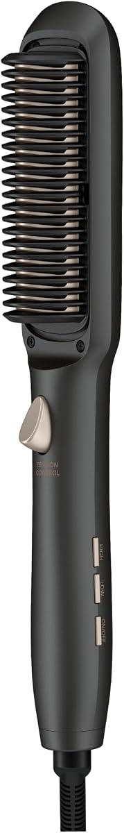 Cepillo alisador InfinitiPRO, moldeador iónico con control de tensión, gris | Cepillo alisador de cabello iónico con control de tensión y tecnología anti-frizz