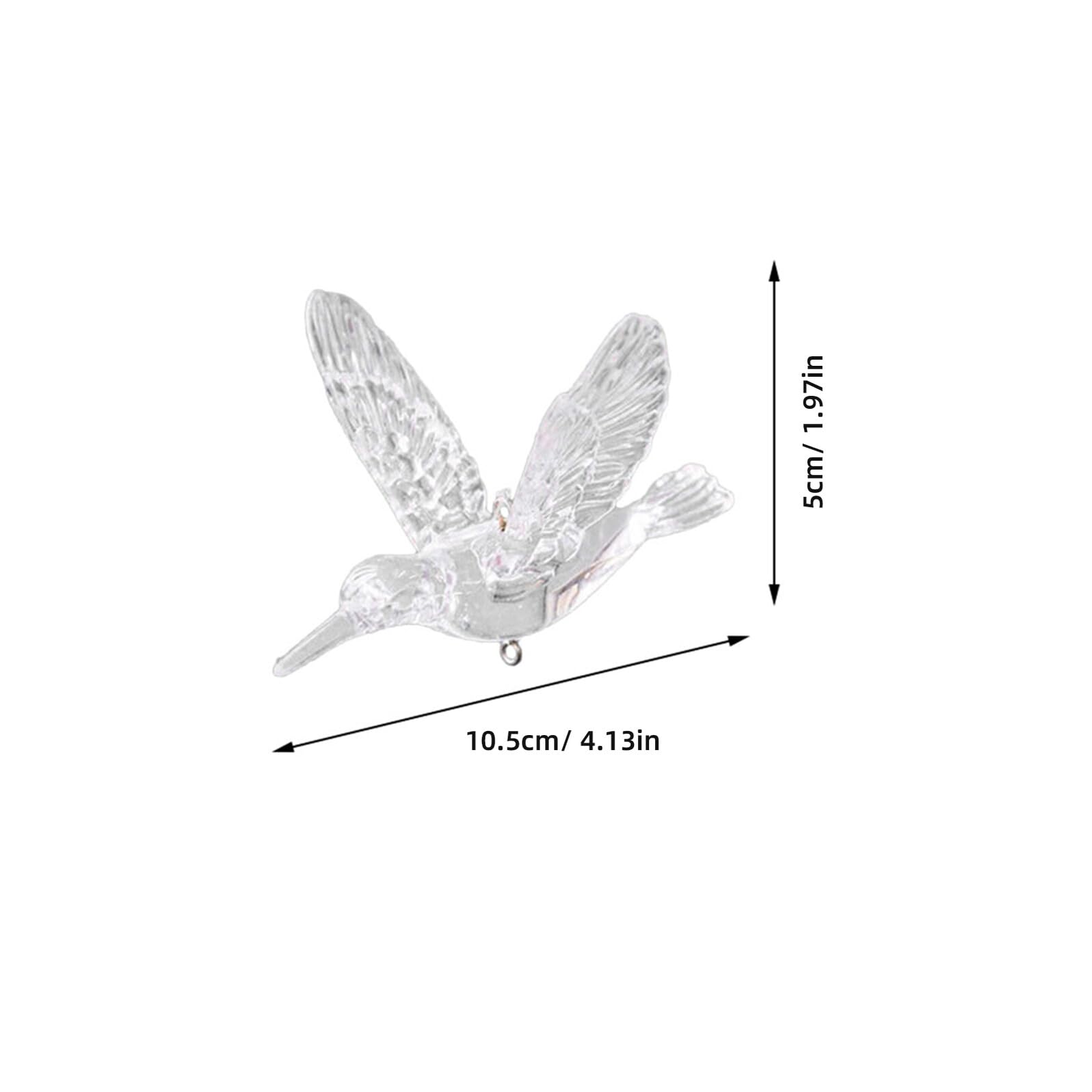 Baluue Vogelanhänger mit Glatter Oberfläche 20 Stück Acryl Hängende Deckendekoration für Hochzeit und Party Wohnzimmer Dekoration