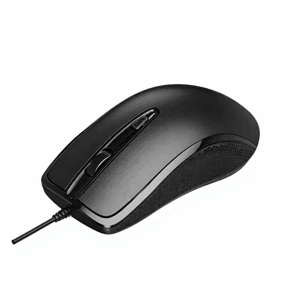 SNAPPSY Game Wired Luminous Mouse with USB Interface | Silent Precise Control for Desktop Computers, PC, Notebook, Office, and Gaming 4-Button