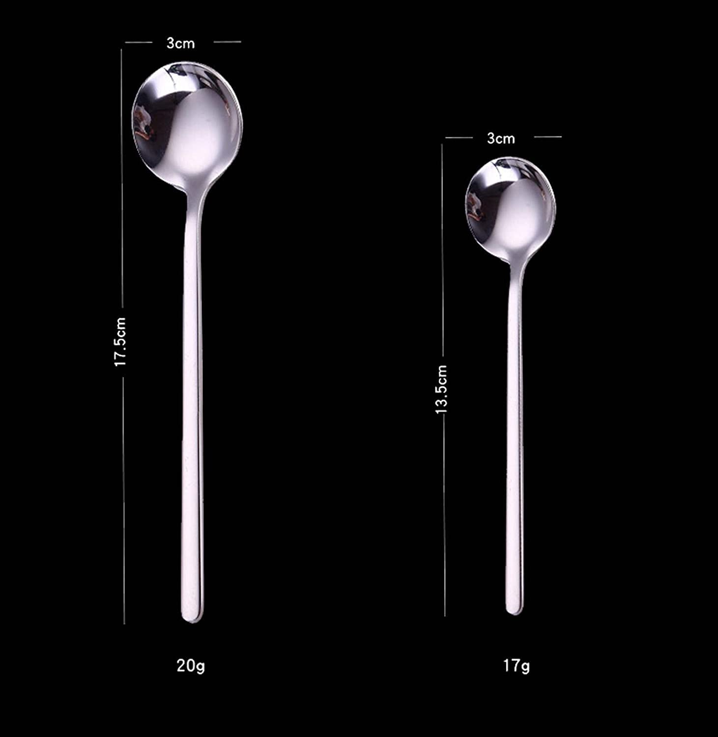 Cucchiaio Mixer In Acciaio Inox Per Cocktail E Caffè: Strumento Professionale Dal Manico Lungo Per Bar E Casa (Modello #2) - 2
