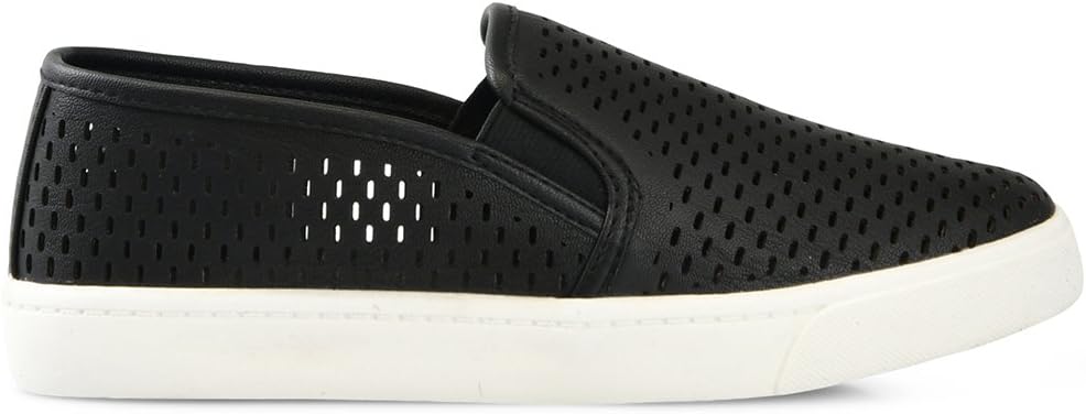 Soda Croft ~ Slip On Perforated Double Layer Foam Padded Cushion Sock Fashion Sneakers