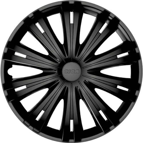 AUTO-STYLE Satz Radzierblenden Giga 15-Zoll mat Schwarz