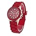 Unisex Geneva Silicone Jelly Gel Quartz Analog Sports Wrist Watch