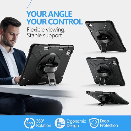 Image of Miesherk STOCK Case for iPad Pro 13 Inch M5 2025 /M4 2024 Black