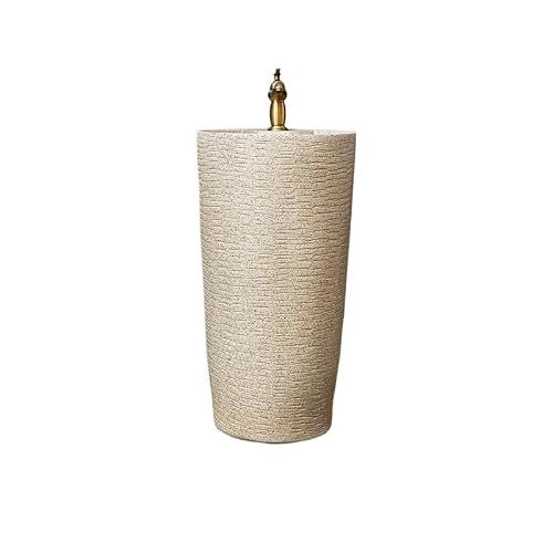 AYCDL Laundry Room Sink Pedestal Washbasin, Courtyard Pool, Floor-Standing Basin, Sink Bathroom Outdoor Freestanding Washbasins
