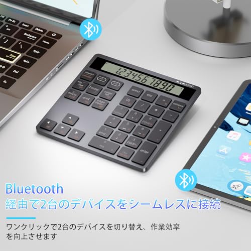 Arkidyn Plus テンキー 電卓 2in1 Bluetooth ワイヤレス Type-C充電 Arkidyn Plus の商品画像 2