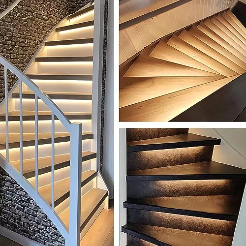 Kit de Iluminación LED para Escaleras con Sensor de Movimiento 48" Blanco Cálido miniatura 6