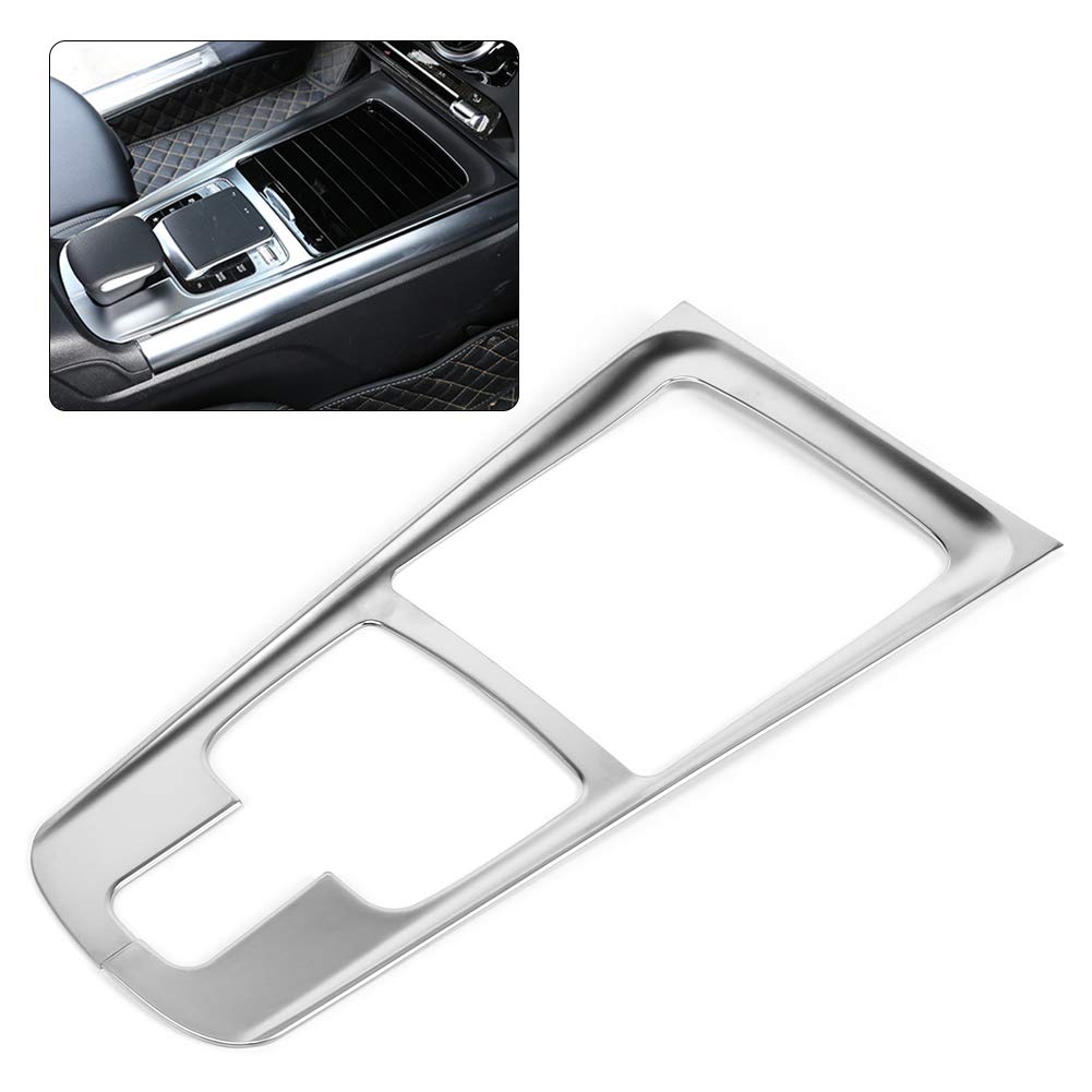 Panel decorativo para consola central de coche, embellecedor interior ABS de primera calidad, diseño de lujo brillante, accesorio de protección contra arañazos para GLB Clase B (Cromo)